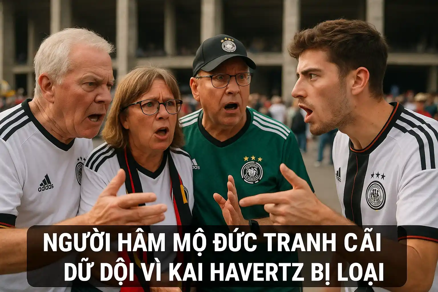 Người hâm mộ Đức tranh cãi dữ dội vì Kai Havertz bị loại