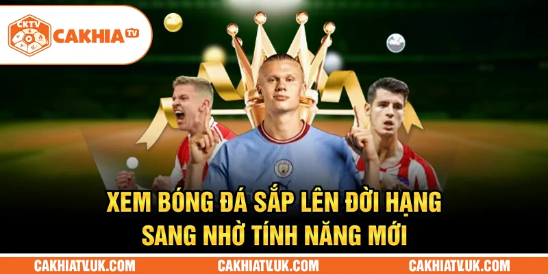 Xem bóng đá sắp lên đời hạng sang nhờ tính năng mới